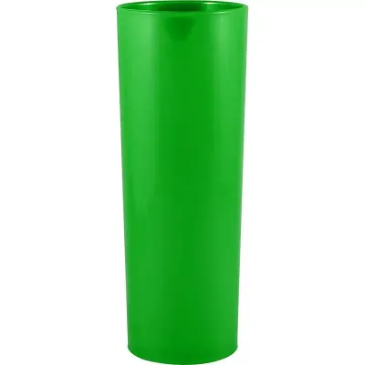 copo long drink 330ml verde neon de plastico 