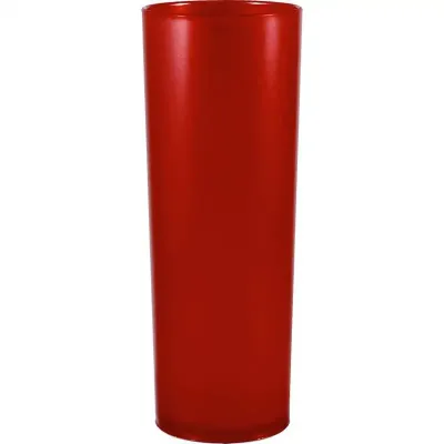 copo long drink 330ml vermelho de plastico  - 1525159