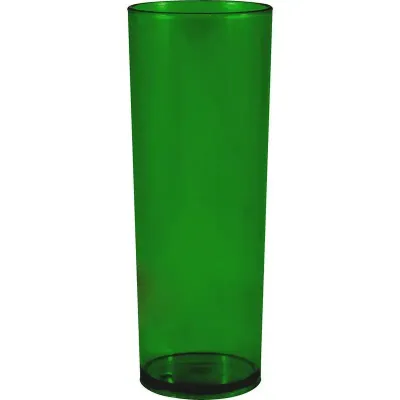 copo long drink cristal 330ml verde de plastico  - 1525191