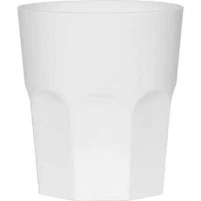 copo mini roma 300ml branco de plastico 