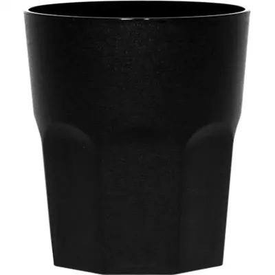 copo mini roma 300ml preto de plastico  - 1523498