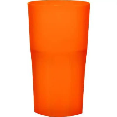 copo roma 360ml laranja neon de plastico  - 1525113