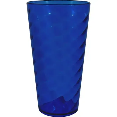 Copo Twist Cristal Azul 600ml Plástico