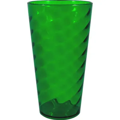 copo twist cristal 600ml verde de plastico 