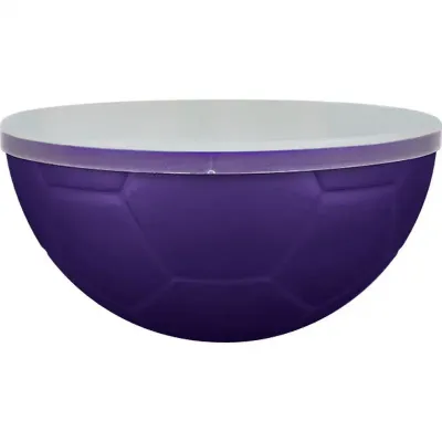 Petisqueira futebol tampa 240ml lilas de plastico  - 1524247