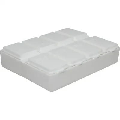 porta comprimido branco de plastico  - 1524591