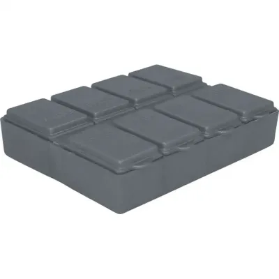 porta comprimido prata de plastico  - 1524607