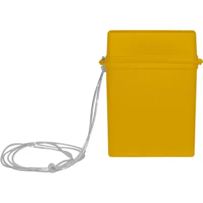 porta documento mariner amarelo de plastico 