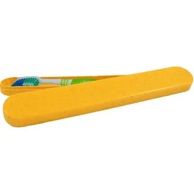 porta escova dental amarelo green colors de plastico 