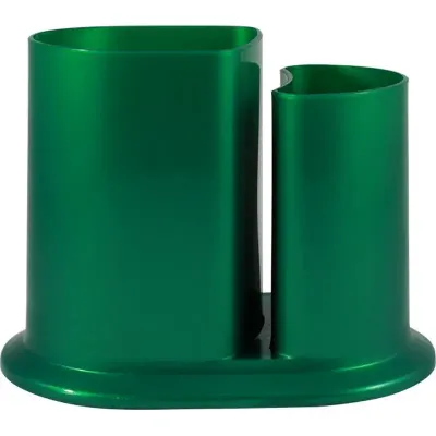 porta lapis verde de plastico 