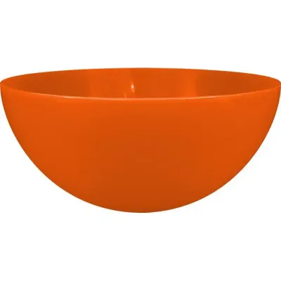 Pote mini bowl 240ml alaranjado de plastico 