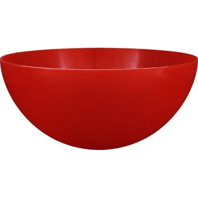 Pote mini bowl 240ml vermelho de plastico 