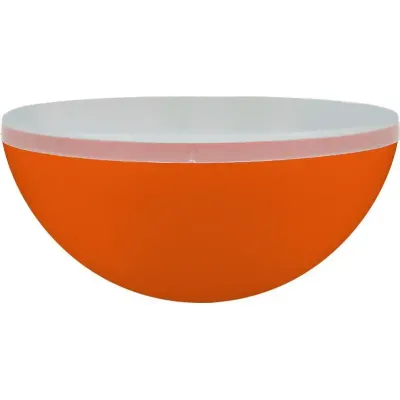 pote mini bowl tampa 240ml alaranjado de plastico 