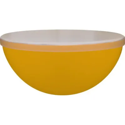 Mini Bowl Tampa Amarelo 240mL Plástico Premium