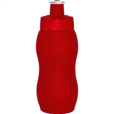 squeeze 250ml vermelho de plastico 