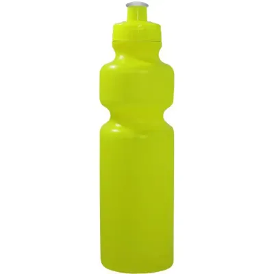 squeeze 750ml amarelo neon de plastico 