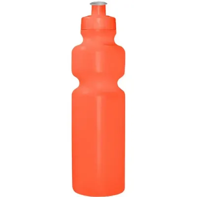 Squeeze 750ml laranja neon em plástico premium