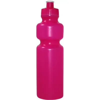 Squeeze 750ml rosa neon em plástico premium