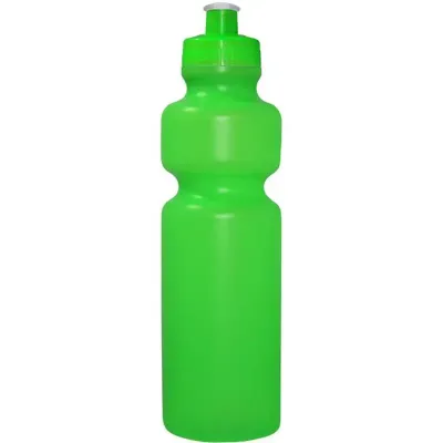 squeeze 750ml verde neon de plastico 