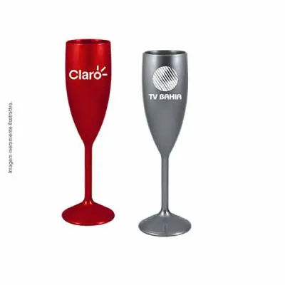 Taça VIP champagne 180ml metalizada