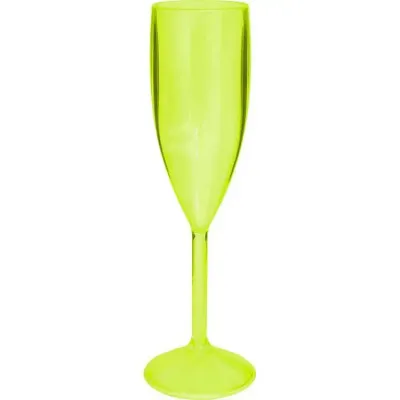 Taça VIP Cristal Amarelo Neon 180mL Plástico