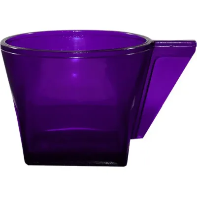 Xícara 50ml cristal lilas de plastico 