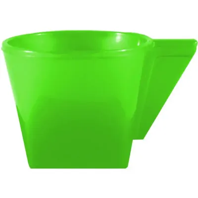 xicara 50ml verde neon de plastico 