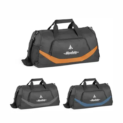 Bolsa esportiva em 300D e 1680D com fundo em placa semi-rígida