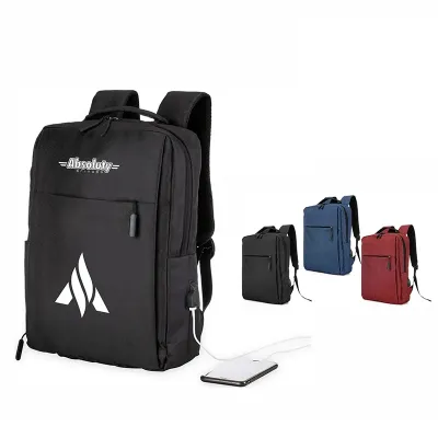 Mochila de Nylon USB 21L: opções de cores