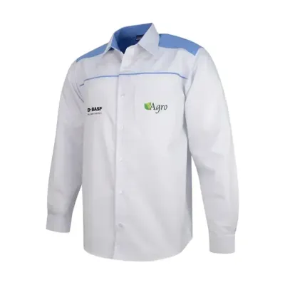 Camisa ML com Vivo Frontal e Bolso - 2 - 2001668