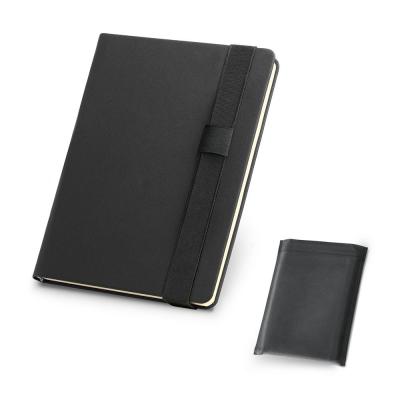 Caderno A5 em couro sintético com folhas lisas para Personalizar 1