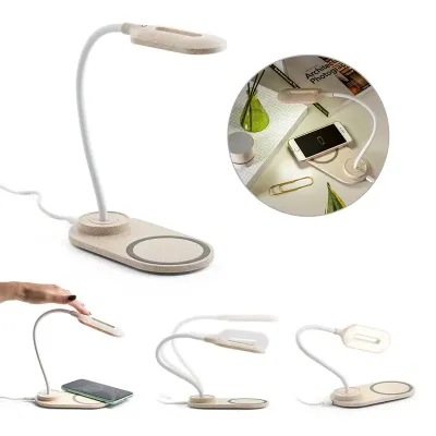 LEZZO. Luminária de mesa com carregador wireless - 1829260