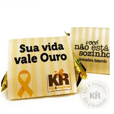 Bombom de Ouro com Card