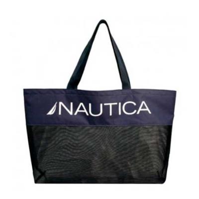 Bolsa de praia personalizada confeccionada em tela com faixa de nylon PVC