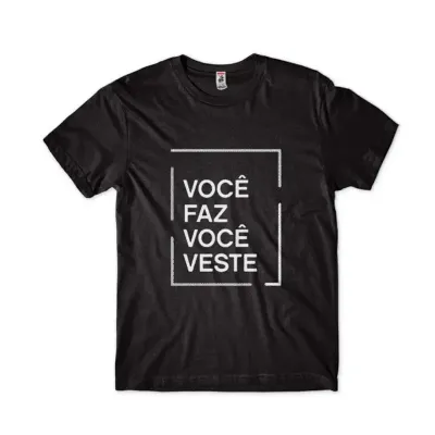 Camiseta preta em algodão - 1736769