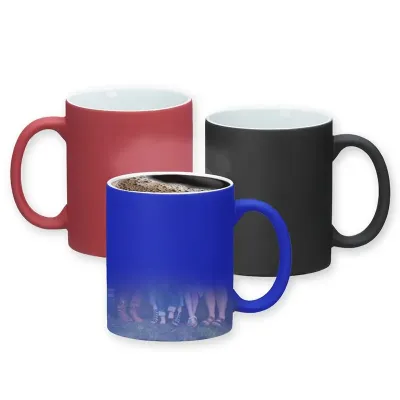 Caneca Mágica de Cerâmica: 3 opções de cores