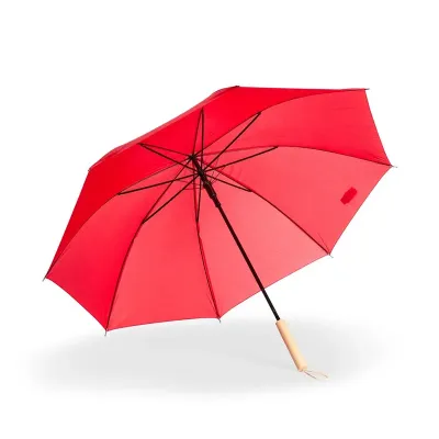 Guarda-chuva vermelho com abertura automática