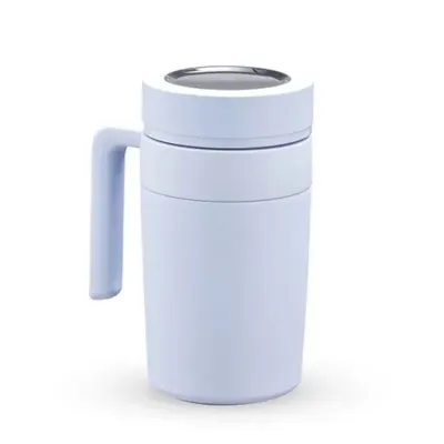 Caneca Térmica Inox branca 500ml com Display Led