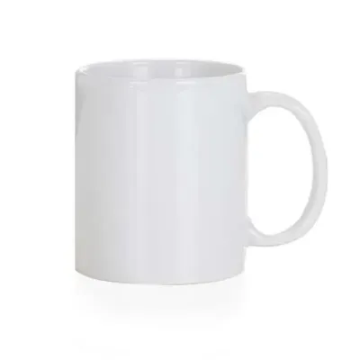 Caneca Branca de Cerâmica