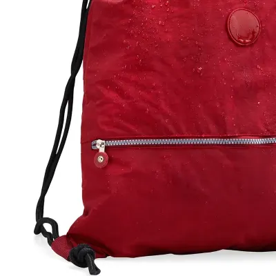 Mochila saco em nylon impermeável vermelho - 1859094