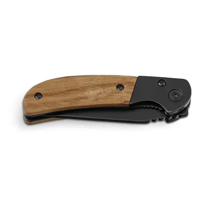 Canivete inox e madeira Personalizado - 1770537