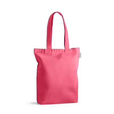 Sacola ecobag cor rosa 