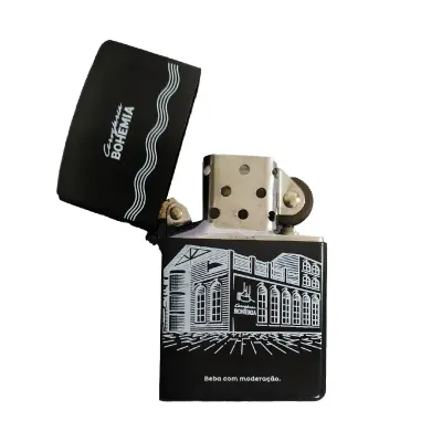 Isqueiro preto tipo Zippo - 2004769