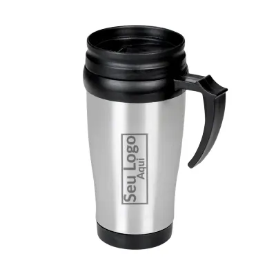 Caneca Inox Personalizada com logo