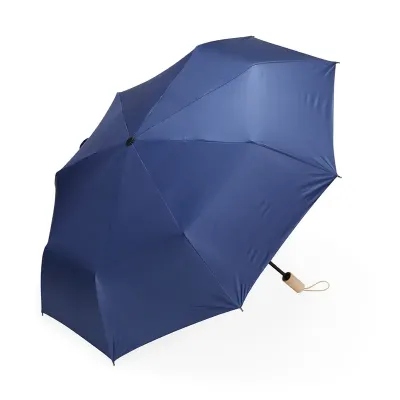 Guarda-chuva azul com proteção UV