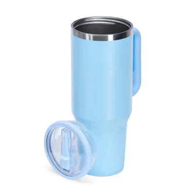 Caneca térmica azul cfaro 1,2 litros