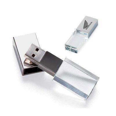 Pen Drive de Vidro personalizado