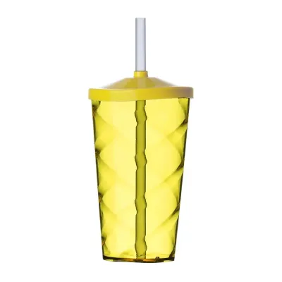 Copo PS 550ml amarelo