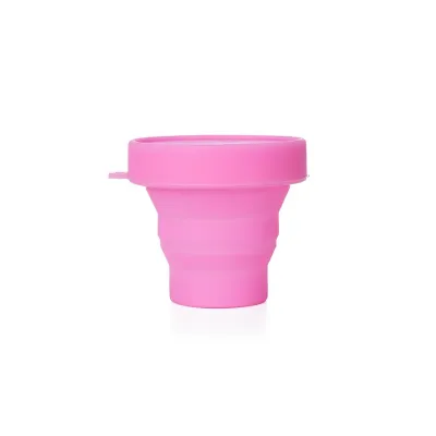 Copo Retrátil de Silicone 150ml Rosa - 2014006