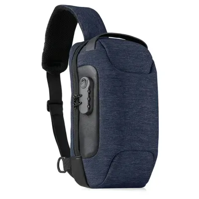 Mochila de Ombro USB Anti-Furto Personalizada 